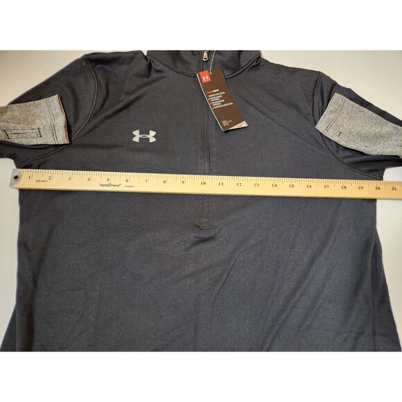 Under Armour HeatGear Quarter Zip – Women’s Large, Black, NWT - Picture 7 of 9